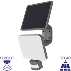 Projecteur led 15W avec panneau solaire déporté et détecteur