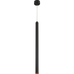 Suspension tube design noir G9 10W IP20
