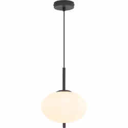Éclairez votre espace avec élégance grâce à notre suspension ovale verre opale 23W IP20, au design raffiné. Le diffuseur oval ...