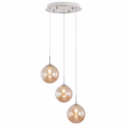 Suspension décorative 3xG9 10W – BV01-00035 – Élégance lumineuse Apportez une touche chaleureuse et raffinée à votre intérieu ...