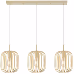 Suspension décorative 3xE27 23W IP20 beige – Élégance lumineuse – Modèle BV03-00071 La suspension décorative 3xE27 23W BV03-0 ...