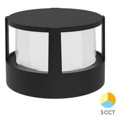 Applique led murale ronde Braytron 15W 1450lm 3en1 Noir IP65