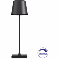 Découvrez notre lampe de table rechargeable noir, dimmable, idéale pour créer une ambiance parfaite. Cette lampe de 3W offre  ...