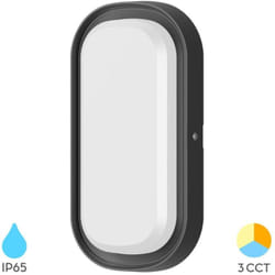 Applique extérieure LED 18W 3en1 IP65 Noir