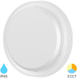 Applique extérieure LED 12W 3en1 IP65 Blanc