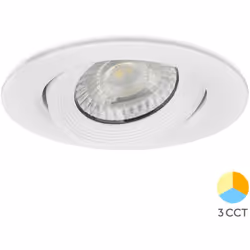 Spot LED encastrable 10W rond blanc 3-en-1 – BRAYTRON Profitez d'un éclairage LED puissant, durable et design avec le spot en ...