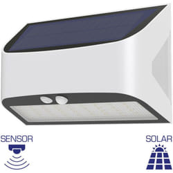 Applique murale solaire led 6W IP54 blanc
