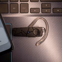 Tellur Vox 55 Casque Sans fil Ecouteurs Appels/Musique USB Type-C Bluetooth Noir, Transparent