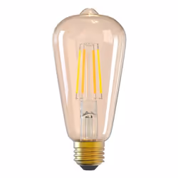 Tellur WiFi Filament Smart Bulb E27, 6W,, 6 W, E27, Blanc chaud, Blanc