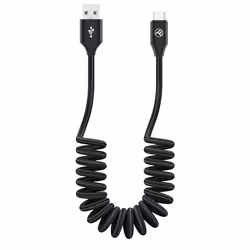 Tellur Data cable extendable USB to Type, 1,8 m, USB A, USB C, USB 2.0, Noir