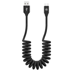 Tellur Data cable extendable USB to Type câble USB USB 2.0 1,8 m USB A USB C Noir