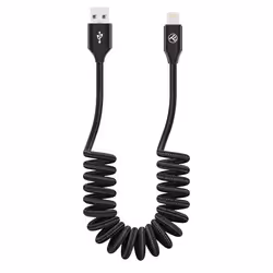 Tellur TLL155396, 1,8 m, Lightning, USB A, Mâle, Mâle, Noir