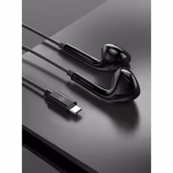 Tellur TLL162262 écouteur/casque Avec fil Ecouteurs Appels/Musique USB Type-C Noir