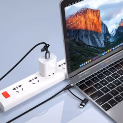Tellur TLL155411 câble USB 1 m USB A USB C/Lightning Noir