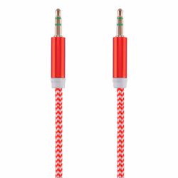 Tellur TLL311091, 3,5mm, Mâle, 3,5mm, Mâle, 1 m, Rouge, Blanc