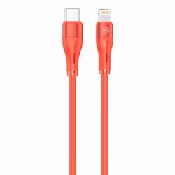 Tellur TLL155561, 1 m, Lightning, USB C, Mâle, Mâle, Rouge