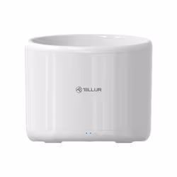 Tellur TLL331471, Fontaine à eau automatique pour animaux de compagnie, Blanc, Intérieure, Universel, 2 L, Wi-Fi 4 (802.11n)