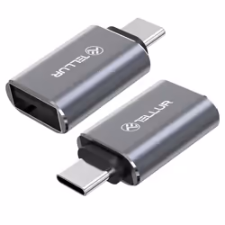Tellur TLL155691, USB-C, USB-A, Gris