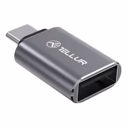 Tellur TLL155691 changeur de genre de câble USB-C USB-A Gris