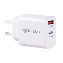 Tellur TLL151381 chargeur d'appareils mobiles Universel Blanc Secteur Charge rapide Intérieure