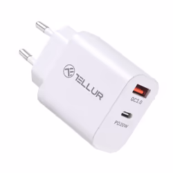 Tellur TLL151381 chargeur d'appareils mobiles Universel Blanc Secteur Charge rapide Intérieure