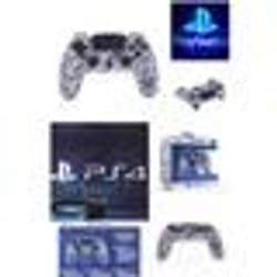 Manette de jeu - PLAYSTATION - PS4 Camouflage BLANC - Sans fil - Prise jack 35 mm - Vibration double