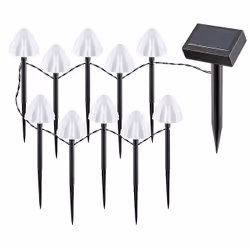 Rabalux 77007SKADAR, Forme illuminée, Noir, Plastique, Éclairage de la zone, III, IP44