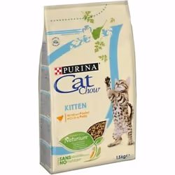Purina Cat Chow Kitten, Chatons, Poulet, 1,5 kg