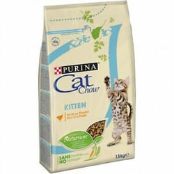 Purina Cat Chow Kitten croquette pour chat 1,5 kg Chatons Poulet