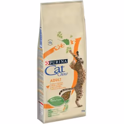 Purina CAT CHOW, Adulte, Poulet, Canard, Saumon, 15 kg