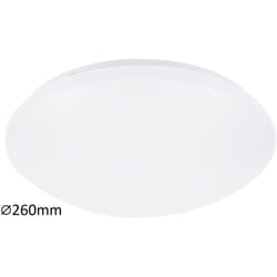 Rabalux - Plafonnier en saillie rond lucas 12W 4000K 900lm IP20 blanc