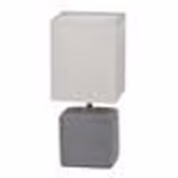 Lampe de bureau RABALUX Orlando - Gris - Céramique - E14 - 40W - Design contemporain