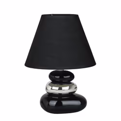 Rabalux 4950, Noir, Vitrocéramique, Textile, Salon, Étude, IP20, E14, 1 ampoule(s)