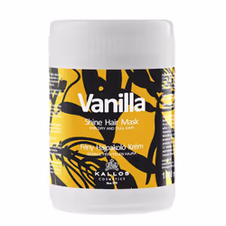 Kallos Vanilla Shine Hair Mask 1000ml, 1000 ml, Femmes, Cheveux secs, Cheveux terne, Nourrissant, Revitalisant, Brillant, Pan ...
