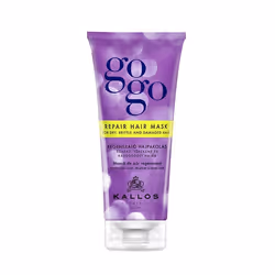 Kallos GOGO Repair Hair Mask 200ml, 200 ml, Femmes, Cheveux cassants, Cheveux abimés, Cheveux secs, Hydratant, Réparation, Br ...