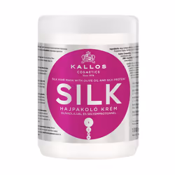 Kallos KJMN Silk with Olive oil and Silk protein 1000ml, 1000 ml, Unisexe, Cheveux terne, Nourrissant, Brillant, Huile d'oliv ...