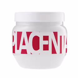 Kallos Placenta Hair Mask 800ml, 800 ml, Femmes, Cheveux abimés, Cheveux secs, Nourrissant, Blé, Bambou, Pot