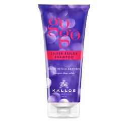 Kallos GOGO Silver Reflex Shampoo, 200 ml, Shampoing, Non-professionnel, Femmes, Cheveux blonds, Cheveux gris, Cheveux éclair ...