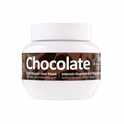 Kallos Chocolate Full Repair Hair Mask 275ml, 275 ml, Femmes, Cheveux abimés, Cheveux secs, Réparation, Brillant, Kératine, P ...