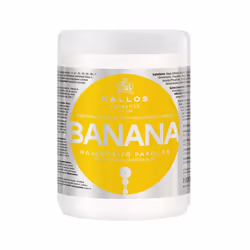 Kallos Banana Fortifying hair mask 1000ml, 1000 ml, Femmes, Cheveux secs, Cheveux terne, Protection, Brillant, Adoucissant, H ...