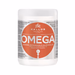 Kallos KJMN Omega Rich repair mask 1000ml, 1000 ml, Femmes, Cheveux abimés, Cheveux secs, Cheveux ternes, Hydratant, Nourriss ...