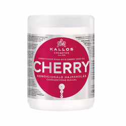 Kallos KJMN Cherry Hair Mask 1000ml, 1000 ml, Femmes, Cheveux abimés, Cheveux secs, Hydratant, Nourrissant, Adoucissant, Calc ...