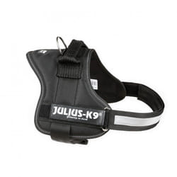 Julius-K9 Powerharness M Noir Polyester Chien Harnais abdominal