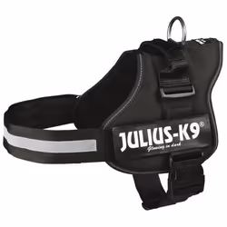 Harnais - Julius-K9 - Power - Taille L 66-85 cm - Noir - Ergonomique et robuste