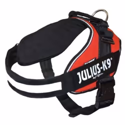 Harnais Power Julius-K9 - 1 - L : 66-85 cm-50 mm - Rouge - Pour chien