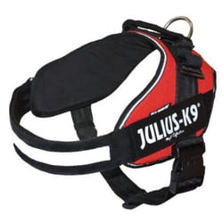 Harnais Power Julius-K9 - 1 - L : 66-85 cm-50 mm - Rouge - Pour chien