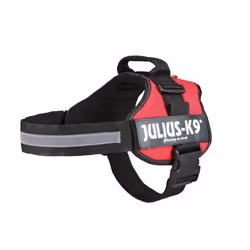 Harnais Power Julius-K9 - 2 - L-XL : 71-96 cm-50 mm - Rouge - Pour chien