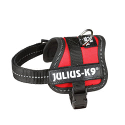 Julius-K9 Powerharness XXXS Noir, Rouge Polyester Chien Harnais abdominal