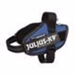 JULIUS K9 Harnais Power IDC Mini-Mini–S : 40–53 cm - 22 mm - Bleu - Pour chien