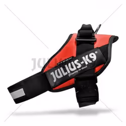 JULIUS K9 Harnais Power IDC 3-XL-XXL : 82-115 cm - 50 mm - Rouge - Pour chien